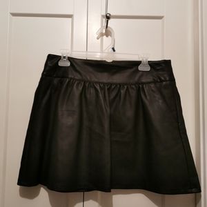 American Eagle faux leather mini skirt